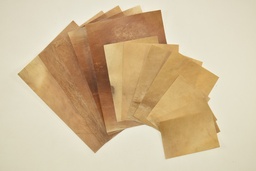 [51-05AX-09] Pack 5 DINA brown parchment sheet